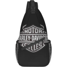 AU1895 Harley Davidson Sling Bags Schulterrucksäcke Brusttasche Crossbody Bags Wasserdicht Leicht