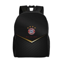 Bayern München Vielseitiger Rucksack Waschbarer Freizeitrucksack für Schüler Trendiger Oxford-Stoff