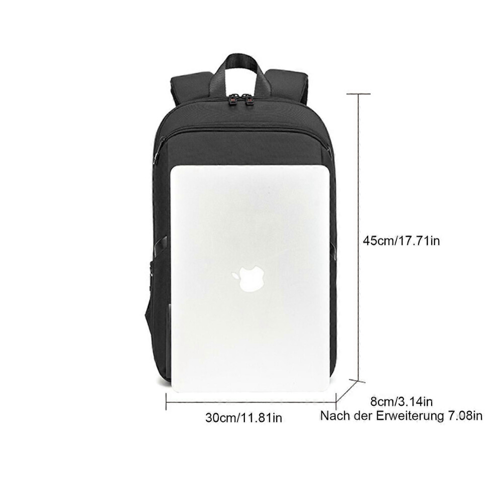 Sac à Dos De Voyage Pour Ordinateur Portable - Durable - Gris - Polyester - Neuf Sans étiquette