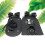 Leather Knitting Crochet Bag Nail Bottom Set for Backpack Bag Making Black 3