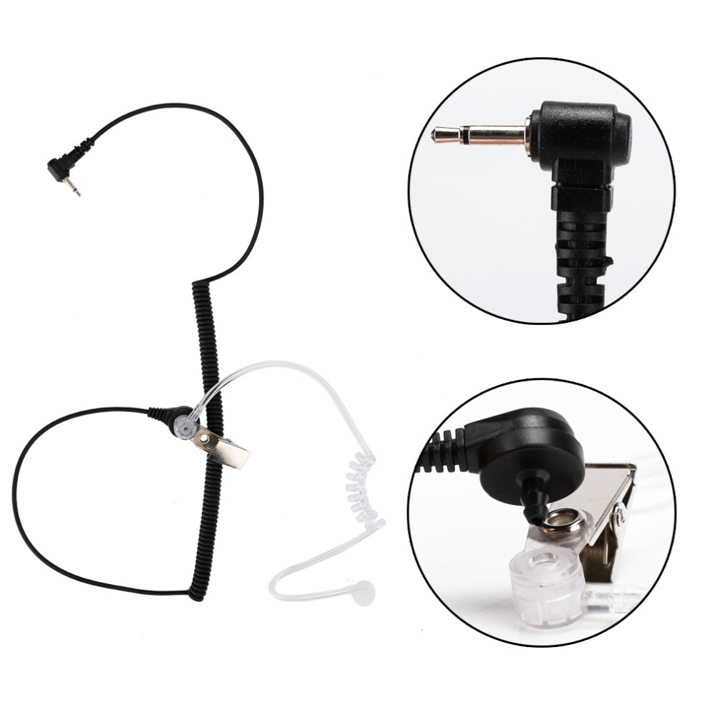 2.5Mm Earphone Cable Radio Earpiece Headset Line Listen Only Air Tube For Walkie Talkie 7661324668289