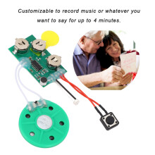 DIY-Aufnahmegrußkarte mit Lichtsensor, 4-Minuten-Soundchip