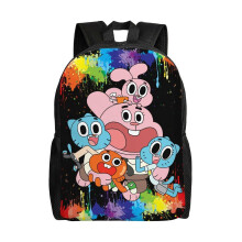 Zaino DO613 Amazing World of Gumball, simpatico zaino anime, grande capacità, multifunzione, leggero