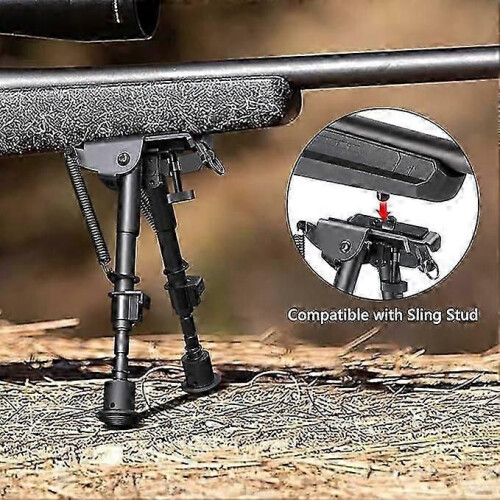 Tactical bipod for optimal stability and adjustable height 2