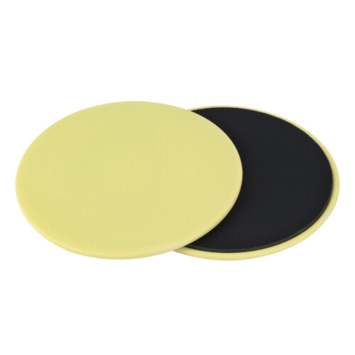 2er Pack Gleitplatten aus ABS – Ganzkörper, Gelb 1