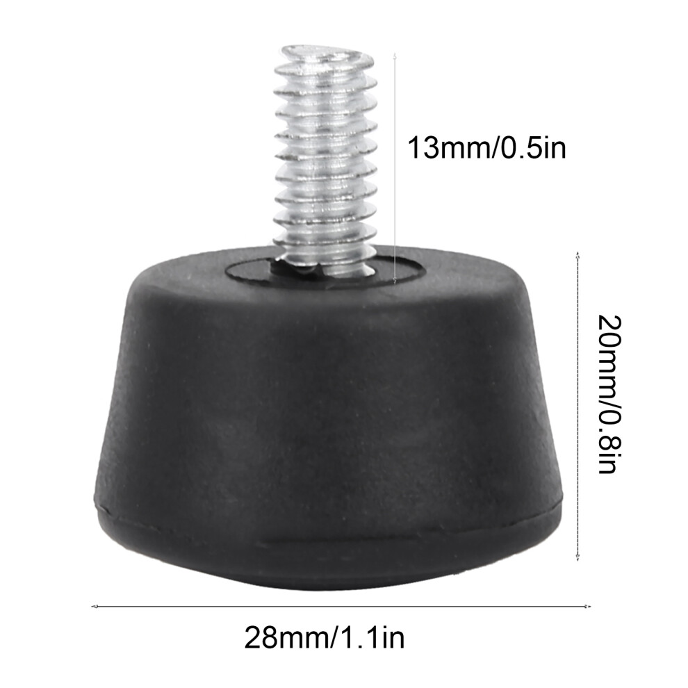 Universal Antislip Rubber Foot Pad Photography Accessories For Tripod Monopod (1/4 Inch) 6.3Mm 8091324670262