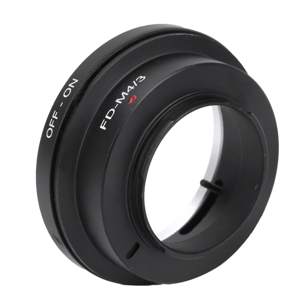 Fd-M4/3 Metal Lens Adapter Ring For Canon Fd Mount Lens To Fit For M4/3 Camera Black 3701324671071