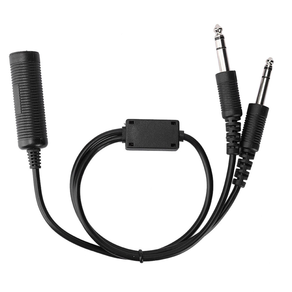 Helicopter To General Aviation Headset Adapter Cable - David Clark Avcomm, U 174 6951324671183