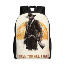 Red Dead Redemption Veelzijdige rugzak Wasbaar casual stijl Schoolstudentenrugzak Trendy Oxford-doek