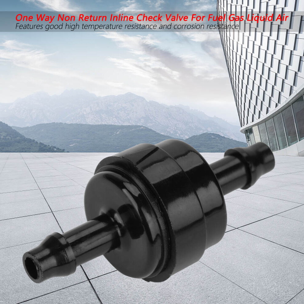 One Way Non Return Inline Check Valve For Fuel Gas Liquid Air( 3/16") 3521324671839