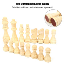 Holz-Schachfiguren Eltern-Kind-Puzzlespiel für Kinder & Erwachsene, ohne Brett