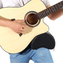 Handlicher Gitarrenschutz mit langlebigem Material, 40 x 30 cm, Schwarz