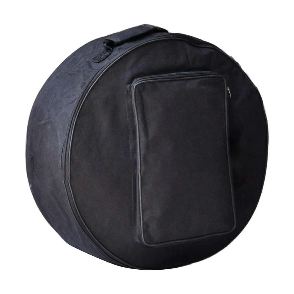 Sac de caisse claire compact en tissu Oxford, sac à dos avec poches extérieures, compartiments de rangement,