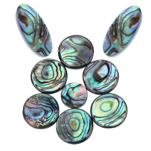 9pcs Sax Abalone Shell Key Buttons Saxophone Key Button Inlays Musical Instrument Accessory 1