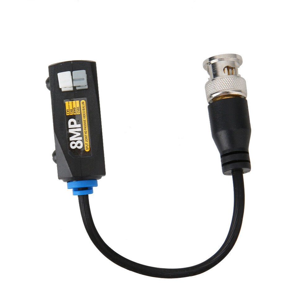 1 Pair 8Mp High Definition Spliced Passive Video Balun Push Terminal Twisted Pair Transmitter 4161324672574