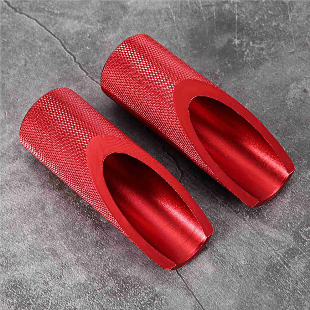 2Pcs Motorcycle Aluminum Alloy Foot Pegs Footboard Accessories Fit For Honda(Red) Red 3641324672602