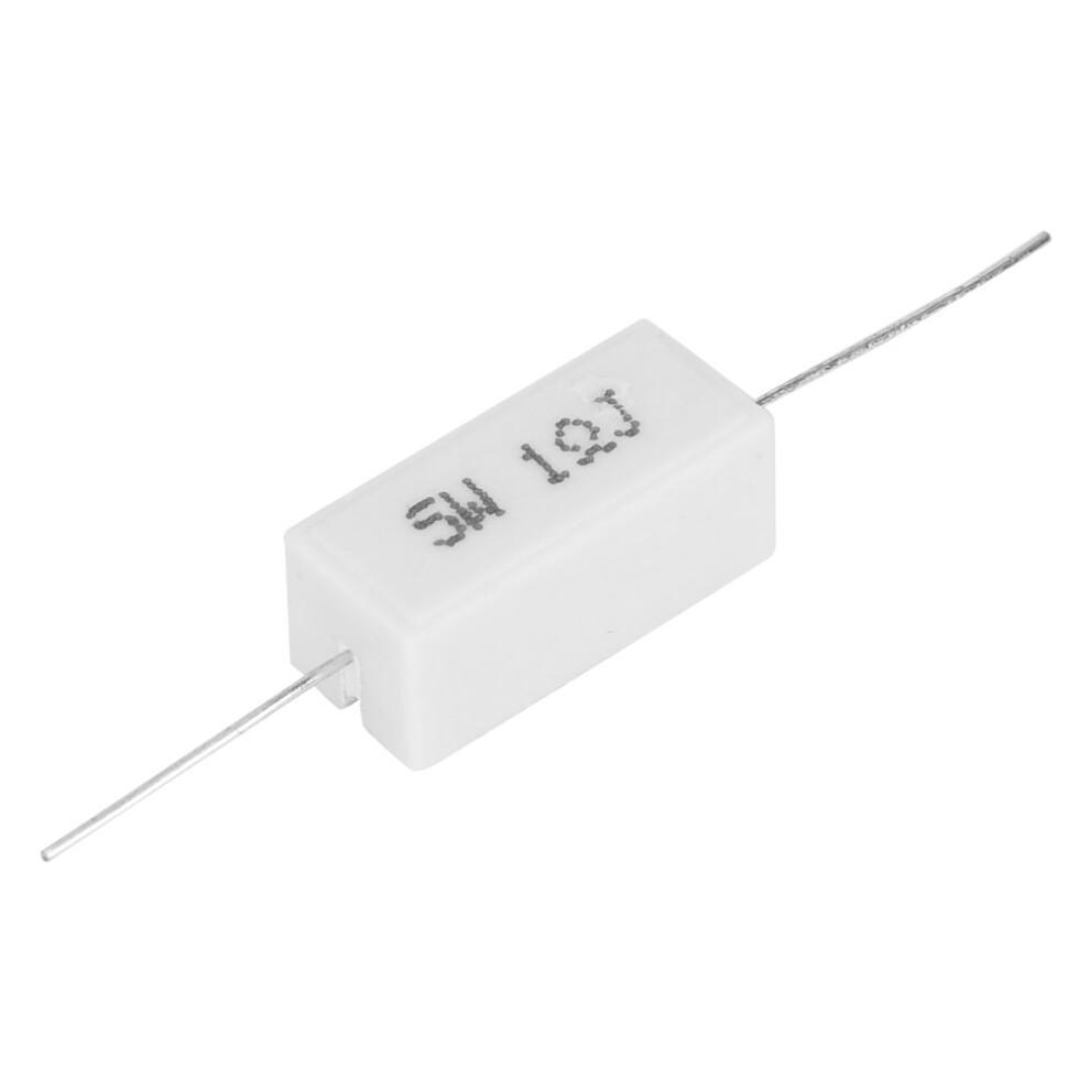 10Pcs Cement Resistor Power Resistance 5% Insulated Electronic Components 5W(1R) 9481324674169