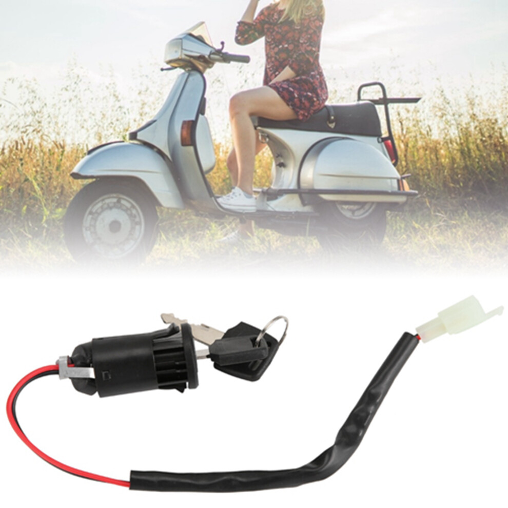 2 Pcs Ignition Switch Lock And Key Set For Bike Tricycle Electric Scooter Accessories Replacement 9341324674142