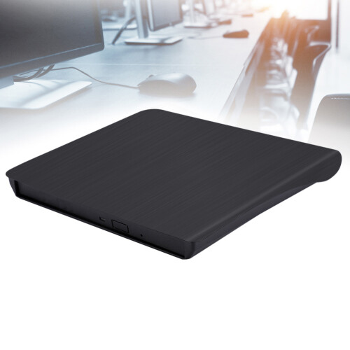 CD-Laufwerkgehäuse 9,5 mm USB 3.0, 5 Gbit/s Schwarz/Weiß