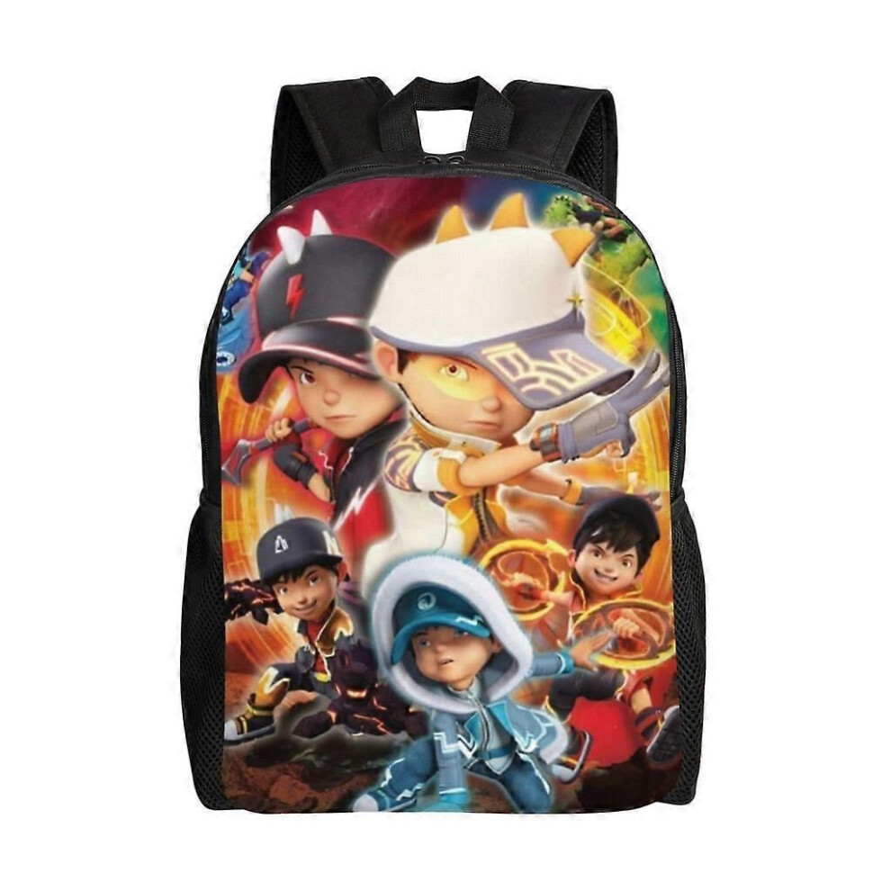 JD345 Boboiboy Zaino Per Adolescenti Zaino Per Notebook In Tela Borsa Unisex-image
