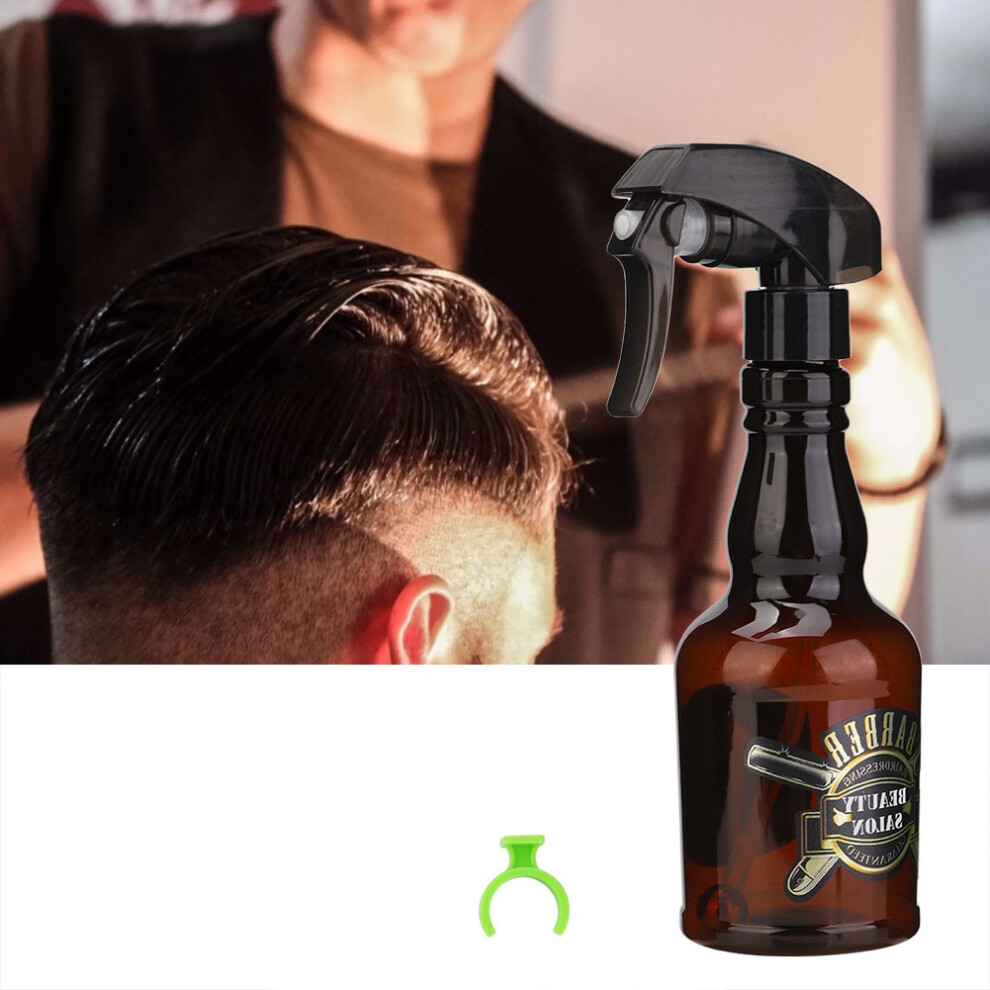 Unisex Brown 280Ml Vintage Water Sprayer Refillable Barber Empty Spray Bottle Hair Accessory (Brown)