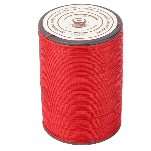 0.45mm Leather Sewing Wax Cord 160m/Roll Handwork Knitting Craft Wax Thread(Red) 1