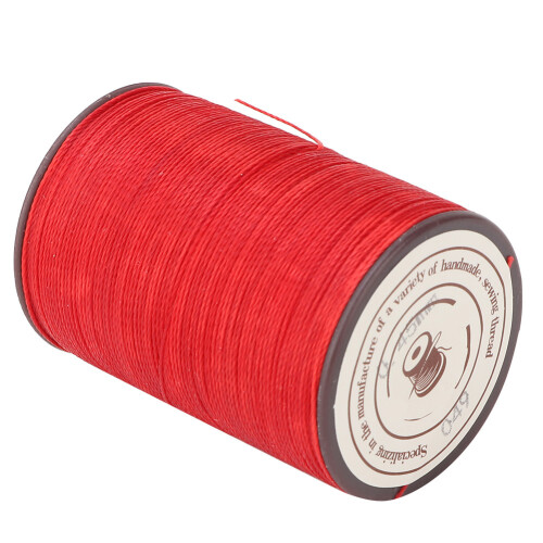 0.45mm Leather Sewing Wax Cord 160m/Roll Handwork Knitting Craft Wax Thread(Red)