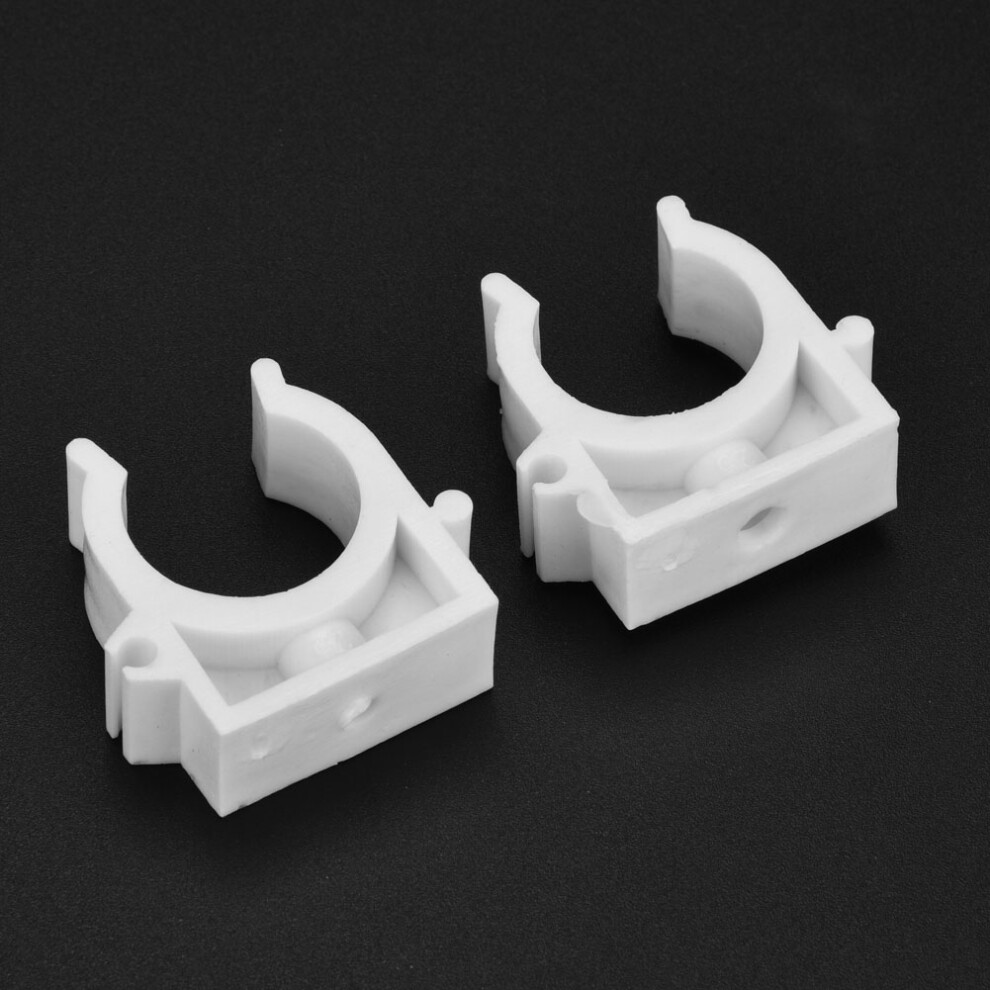 20Pcs 16/20/25/32Mm U Shaped Combination Pipe Clamp Fixed Clips With Screws (25Mm) 4371324676186