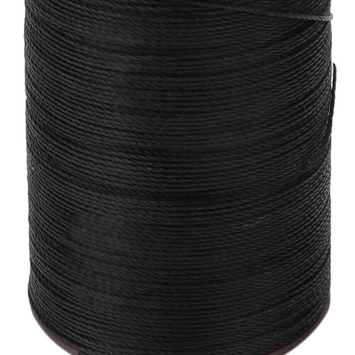 0.45mm Leather Sewing Wax Cord 160m/Roll Handwork Knitting Craft Wax Thread(Black) 2
