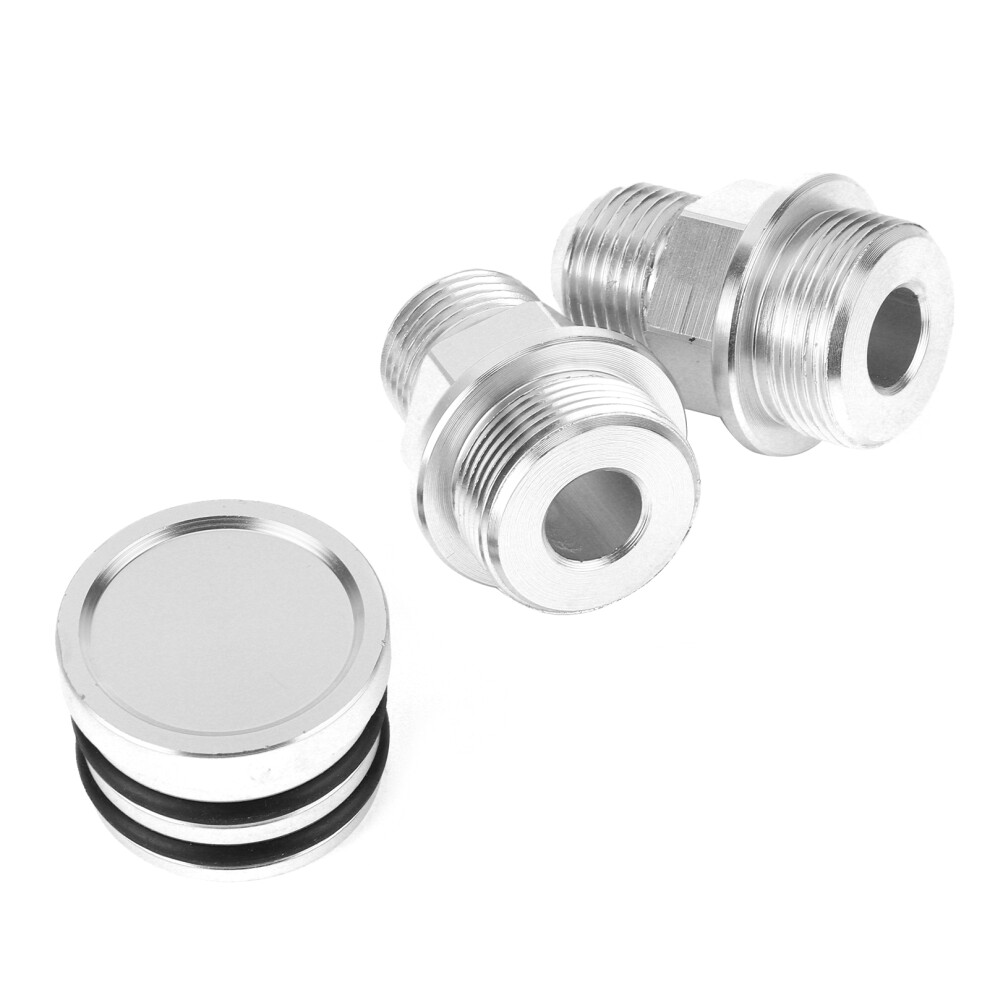 Rear Block Breather Fittings Plug M28 To 10An Adapter Accessory Fit For Honda B16 B18csilver 8141324676013