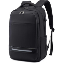 Laptop-Rucksack, 17 Zoll, wasserdicht, für Geschäftsreisen, Arbeit, Computer, Rucksacktasche mit USB-Ladeanschluss,