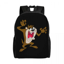 Cartoon Taz Anime Backpacks for Women Men Waterproof School College Tasmanian Devil Bag Print Bookbag-LDYH594