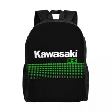 Zaino da corsa sportivo personalizzato Kawasaki con stampa 3D per uomo e donna, da viaggio e sportivo