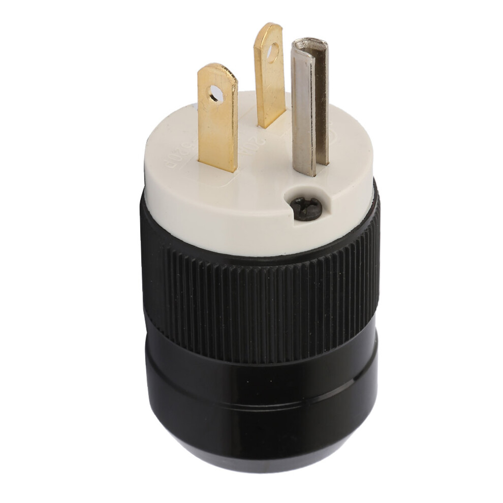 125V Us Power Plug Waterproof Industrial Grade 3 Poles Power Plug Connector (20A 125V) 4931324680103