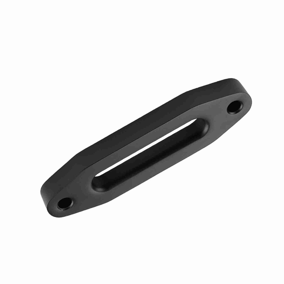 6Inch Aluminum Hawse Fairlead For Synthetic Winch Rope Cable Atv Black 9421324680272
