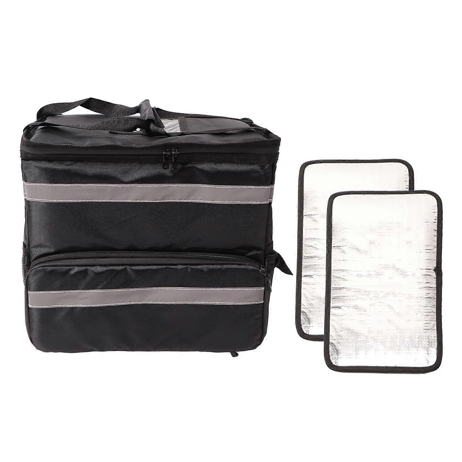 Sac à Dos Isotherme Livraison Pizza 50L - Grand Sac Thermique Avec Couche Extensible Pour Camping Et Food Delivery