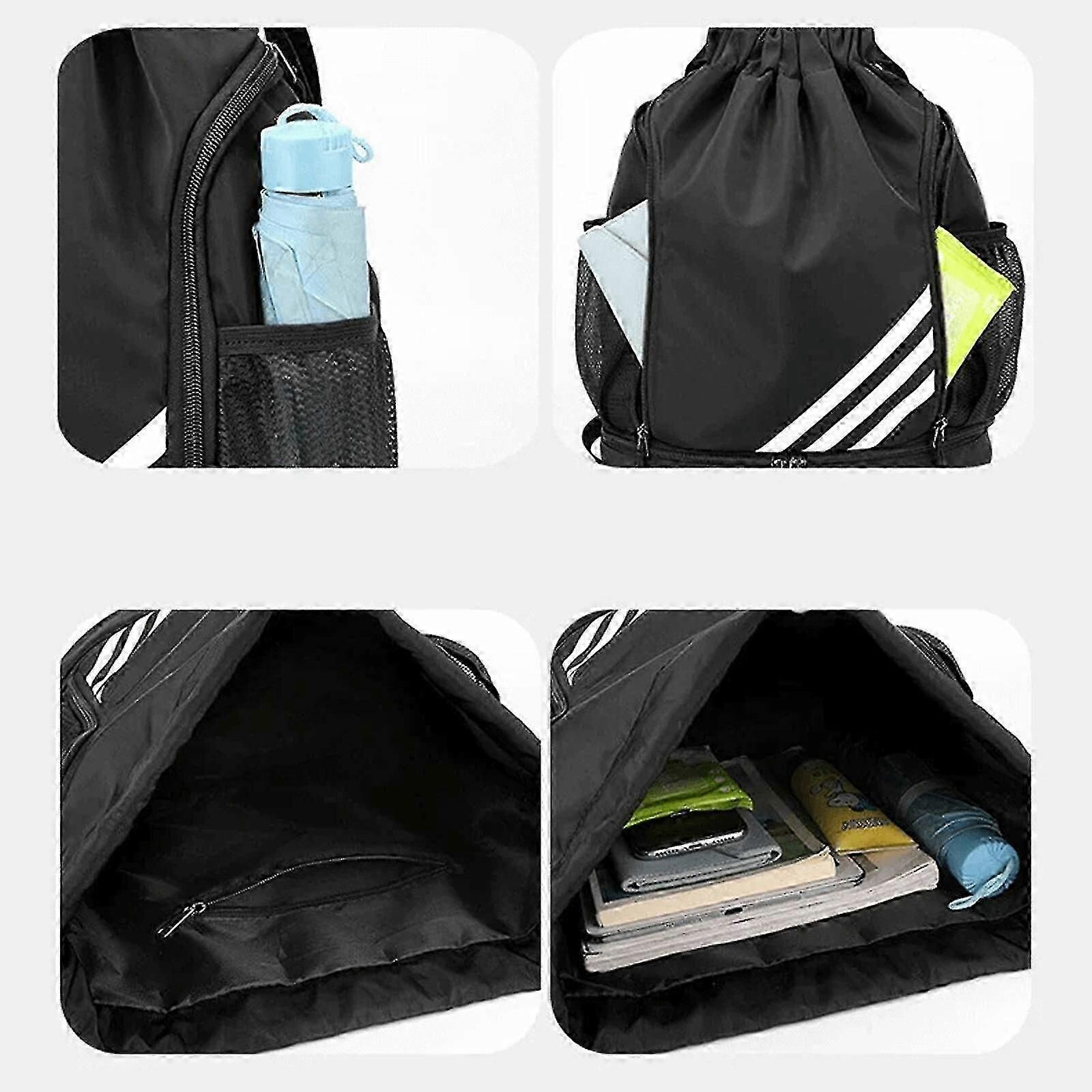 Sac à Dos à Cordon WANDF Sport Imperméable Avec Compartiment Humide/Sec - Hommes Et Femmes
