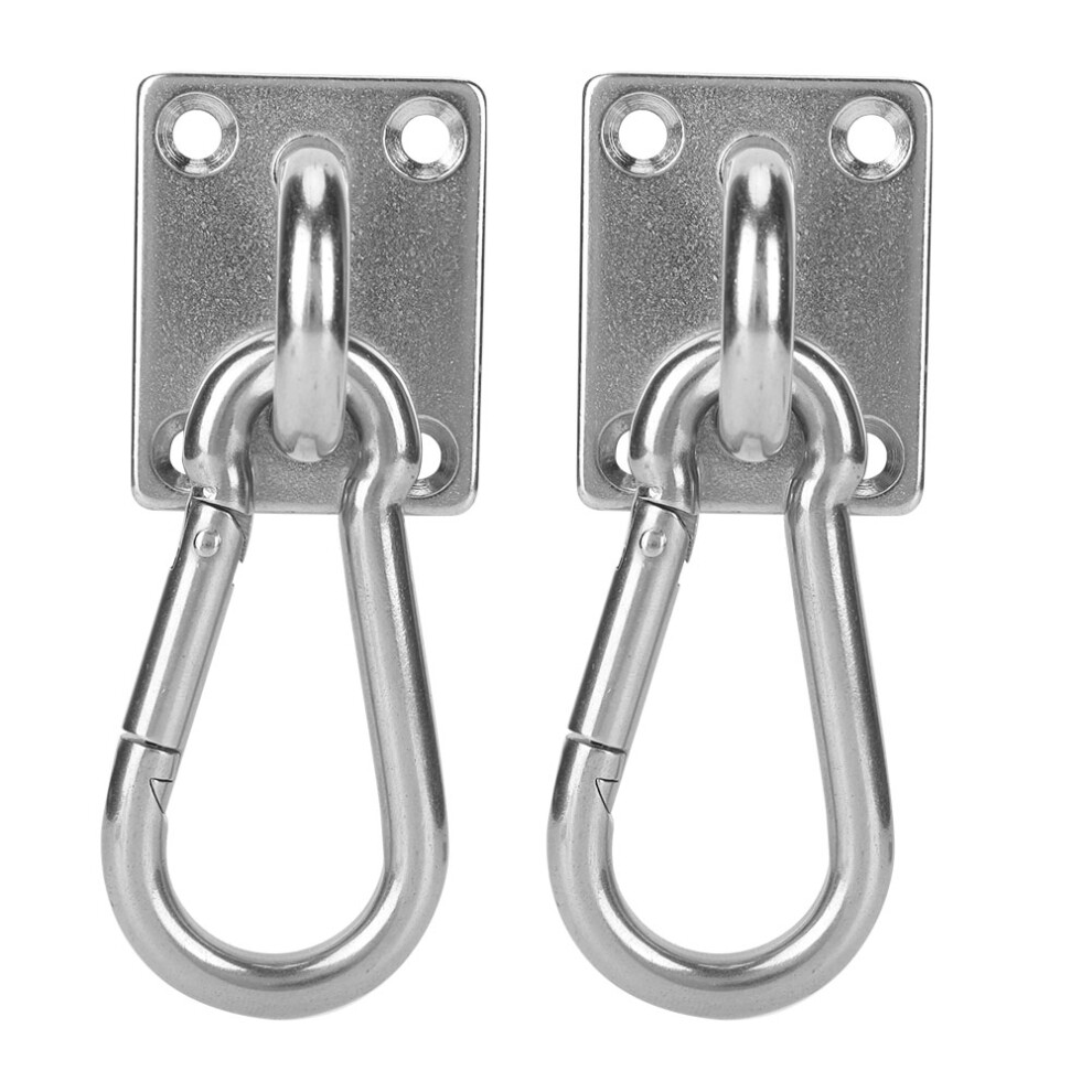 Stainless Steel Roof Mount Yoga Hanging Plate Ring Hammock Sandbags Swing Hooks 4991324682750