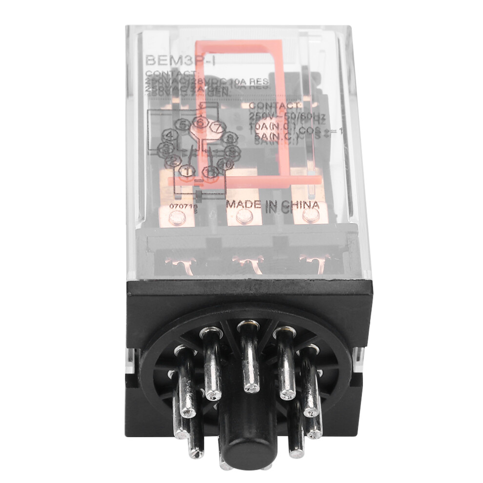 Mk3p-I Ac General Purpose Electromagnetic Electric Relay 11 Pins 10A 3Z 3091324682765