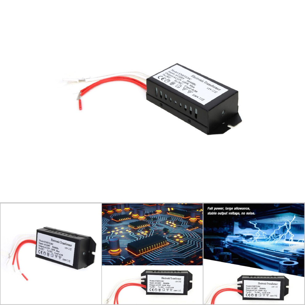 To 12V Electronic Transformer Voltage Converter Smart Power Supply Driver(120W) 8151324683065