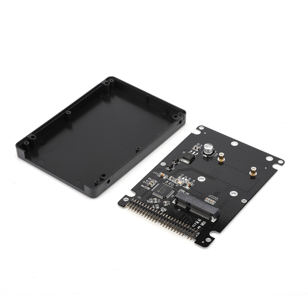 Hard Drive Box Msata Ssd To Ide 2.5 Inch Pata / Ide Parallel Port Hard Disk Box (Black) Black 9301324683315