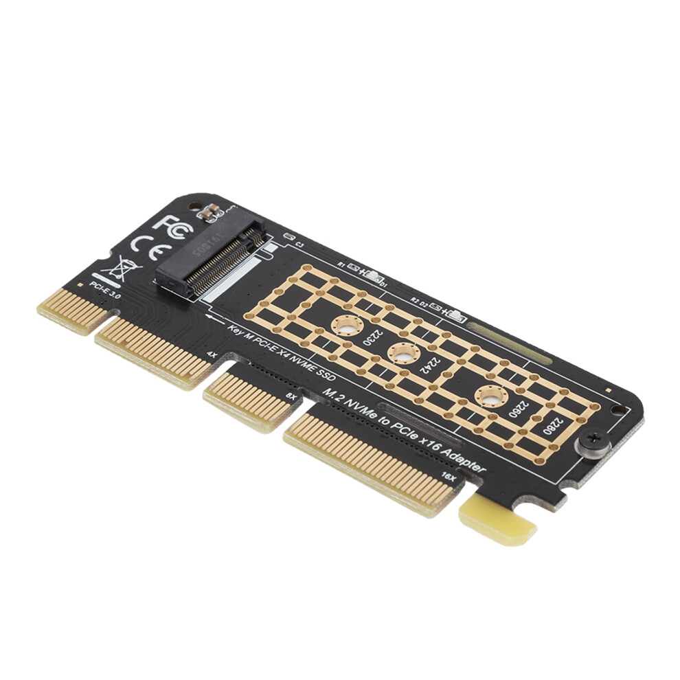 M.2 Ngff Ssd To PciâE 3.0 X16 High Speed Ssd Hard Disk Adapter Expansion Riser Card 7611324683348