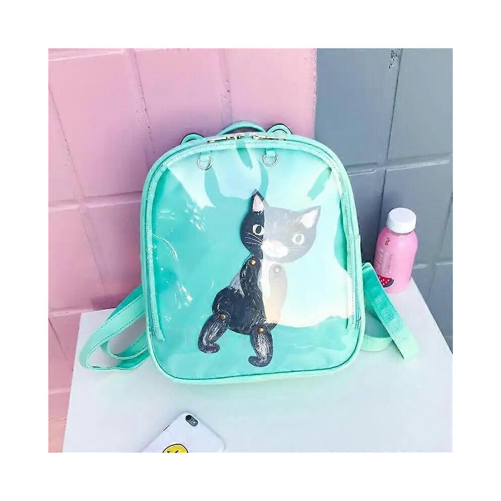(Type 11) Sacs à dos transparents pour femmes, sacs à dos Harajuku avec nœud papillon, sacs d'école