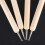 4er Kugelstift-Set - 13 cm Holzgriff, natur 4