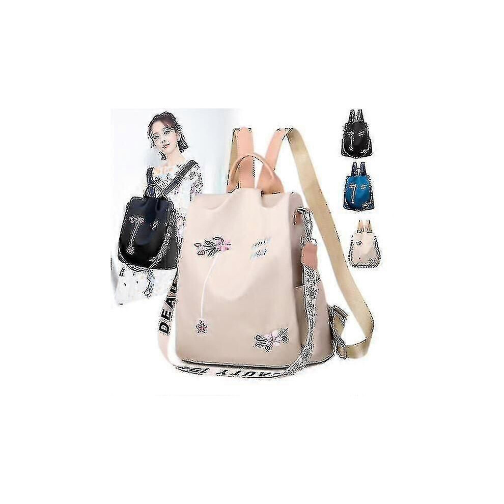 Sac à dos Oxford imperméable et antivol pour femme (kaki)