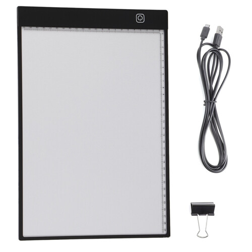 A4 LED Art Board Light Pad Tracing Drawing Table Board 3-mode Dimming Separate Type 1