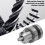 1.5-10MM B12 Drill Chuck Adapter Milling Tool Kit Key Type Drill Chuck 12