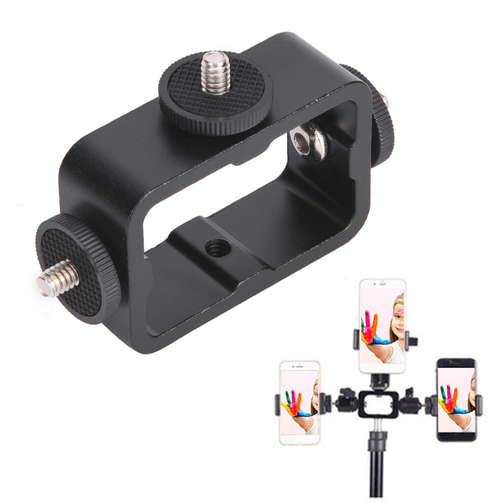 Multi Function Mobile Phone Clip Holder 3 Position Bracket For Live Broadcast Selfie For Camera Phones 4351324688037