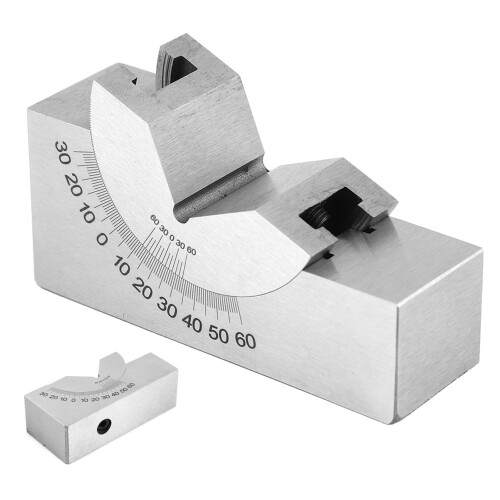 75x25x36 AP30 Tool Steel Precision Micro Adjustable Angle V Block Milling