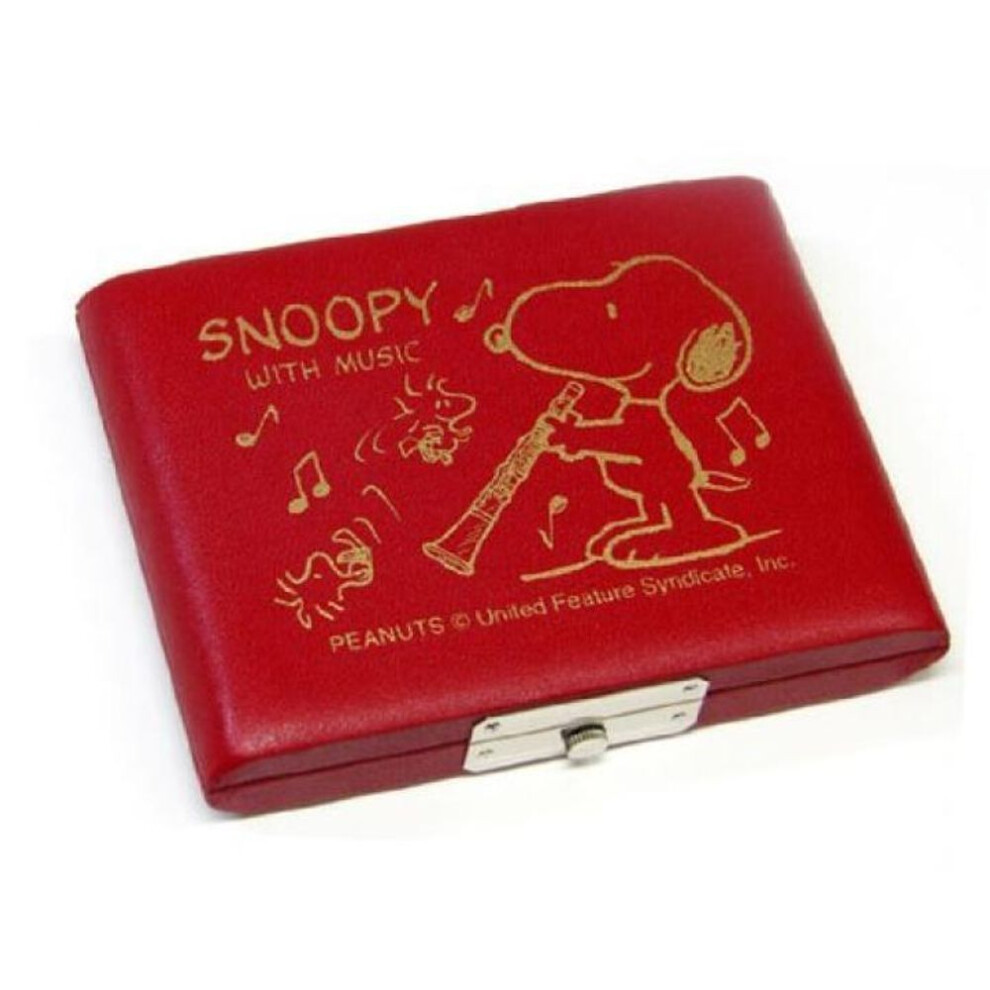 Snoopy Band Collection Snoopy Reed Case Bclarinet (5 Pieces) Red Scl-05r